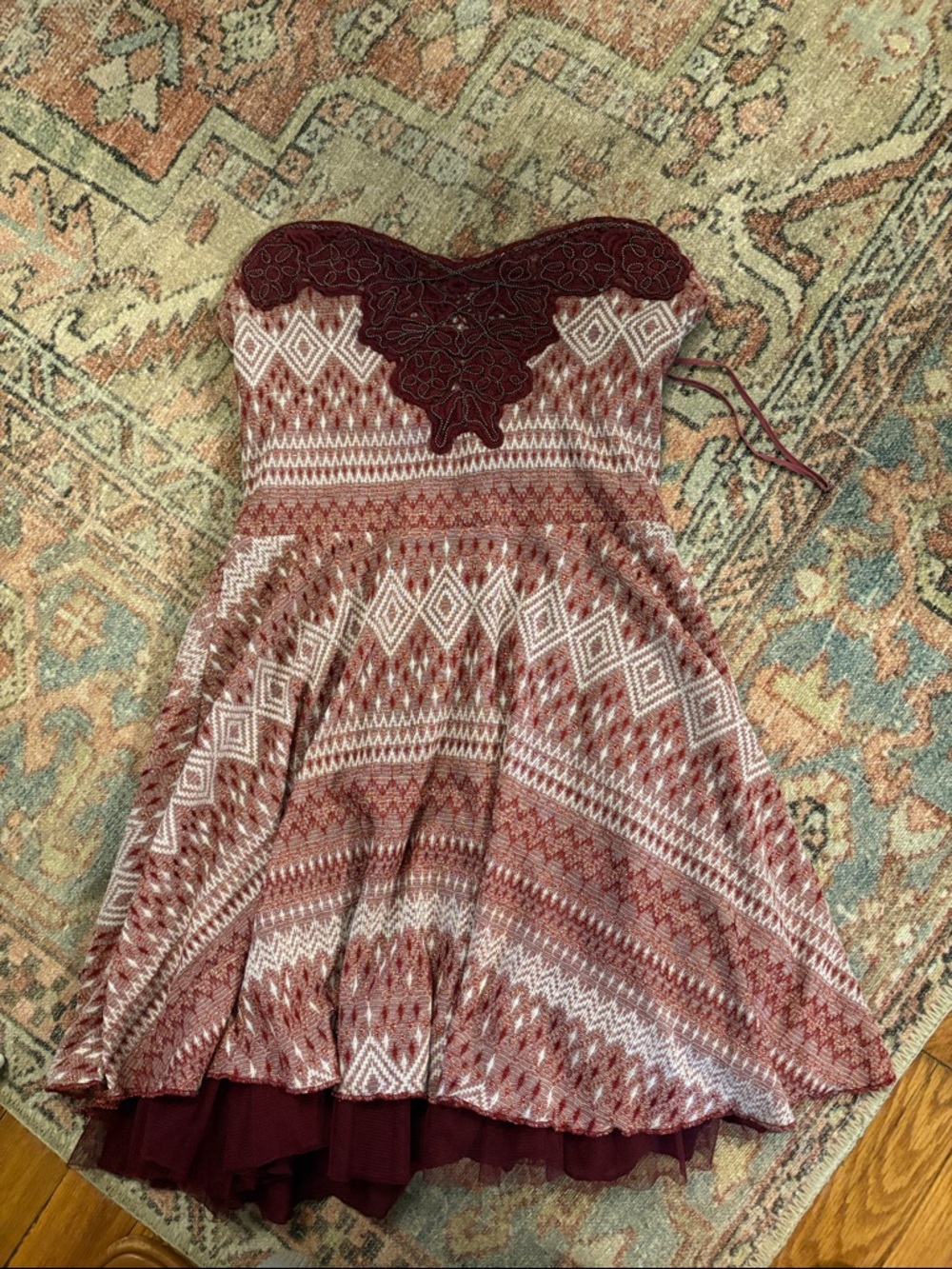 Free People Burgundy Dress or Top